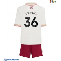 Fotballdrakt Barn Arsenal Martin Zubimendi #36 Tredjedraktsett 2025-26 Kortermet (+ Korte bukser)